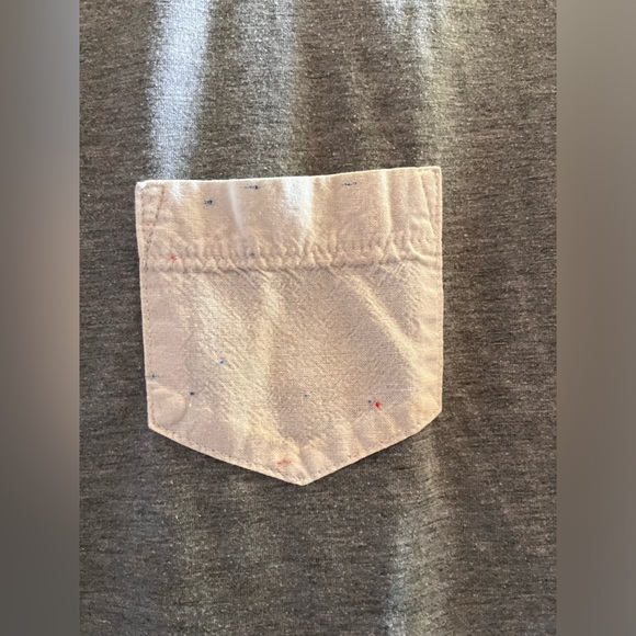 Grey Tee With Speckled Pocket - Picture 2 of 3